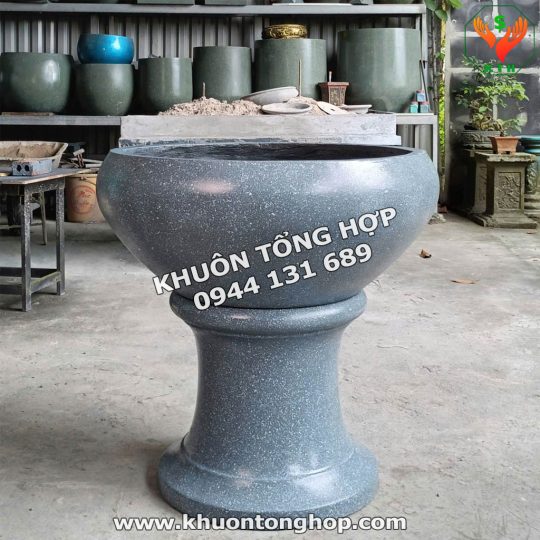 Khuô chậu ly tròn 70 xi măng nhẹ