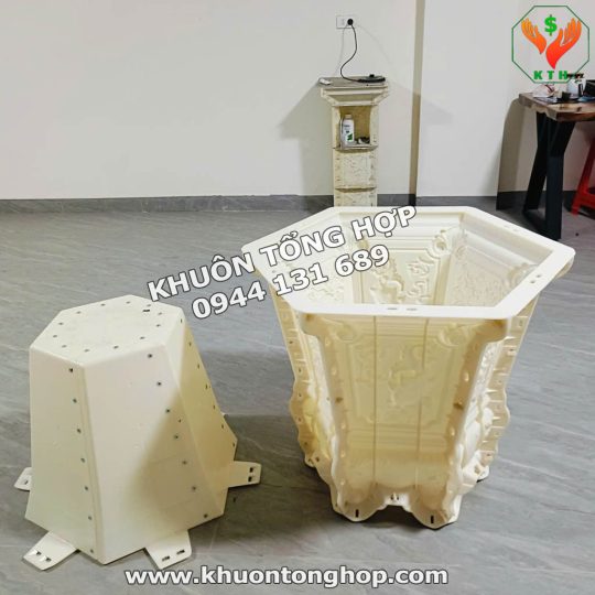 Khuôn chậu lục giác 66