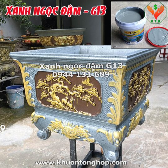 sơn xanh ngọc đậm G13