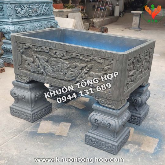 khuôn chậu bể đá