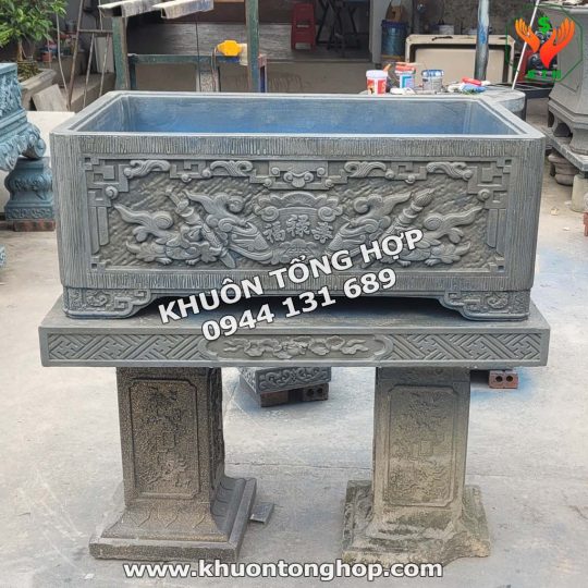 khuôn chậu bể đá