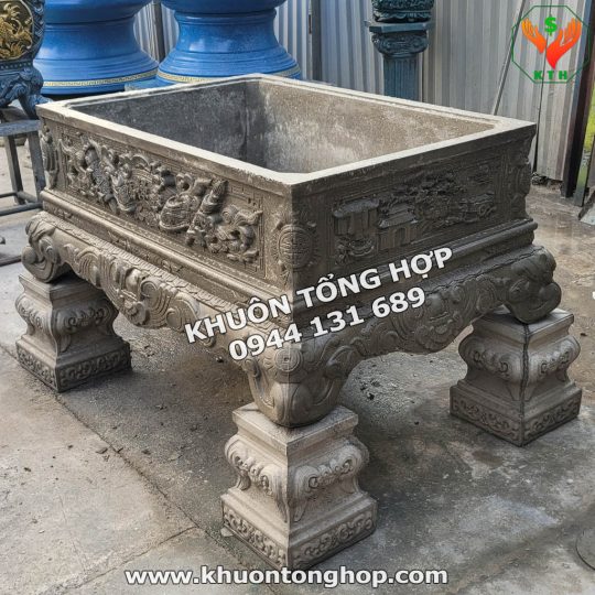 khuôn chậu chữ nhật 1m08