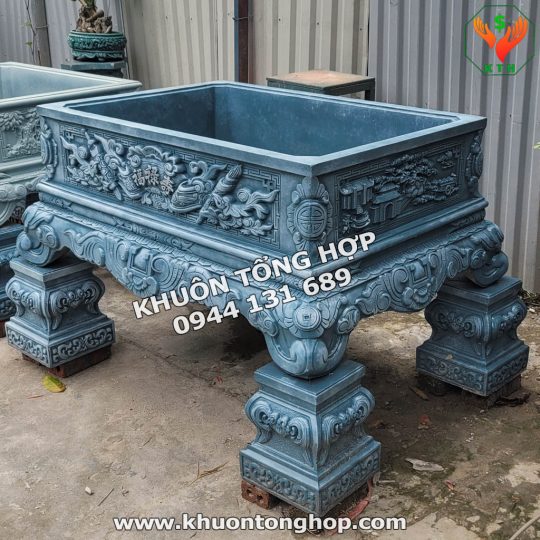 khuôn chậu chữ nhật 1m08