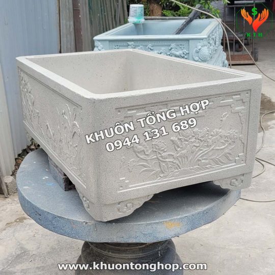 khuôn chậu bể đá 1m