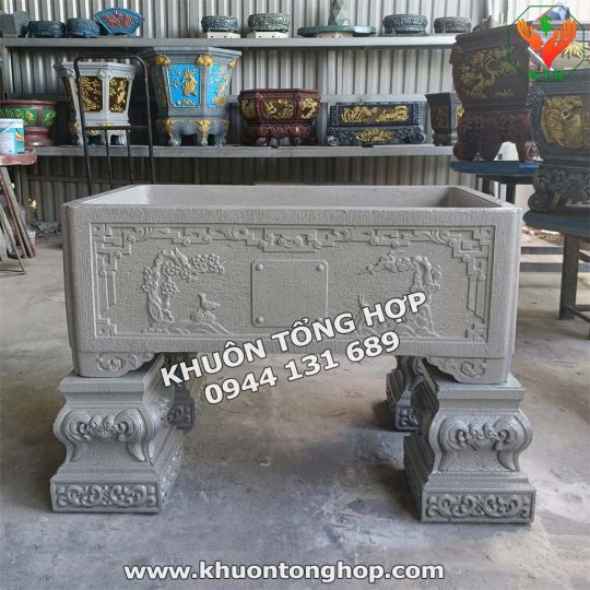 khuôn chậu bể đá 1m