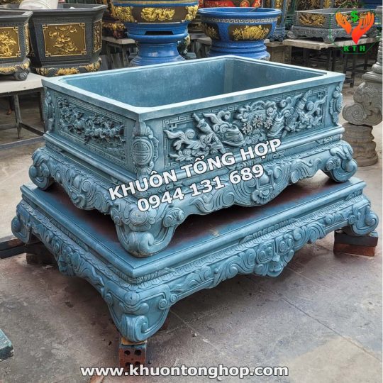 khuôn chậu chữ nhật 1m08