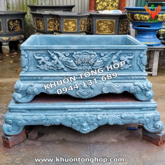 khuôn chậu chữ nhật 1m08