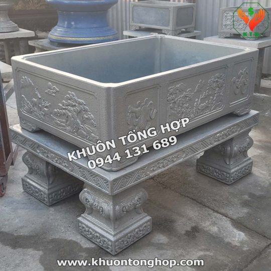 khuôn chậu bể đá 1m1