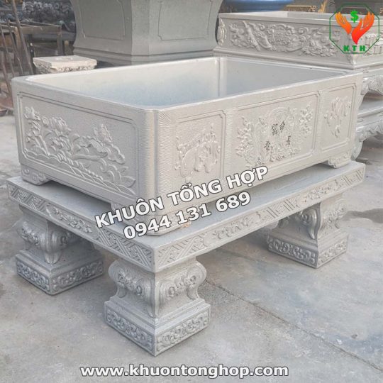 khuôn chậu bể đá 1m1