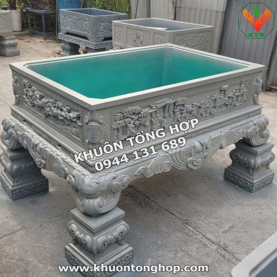 khuôn bể chữ nhật 1m28