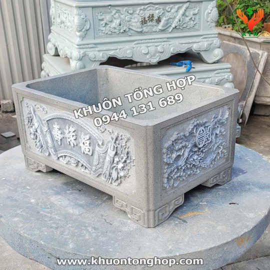khuôn chậu chữ nhật 40 60