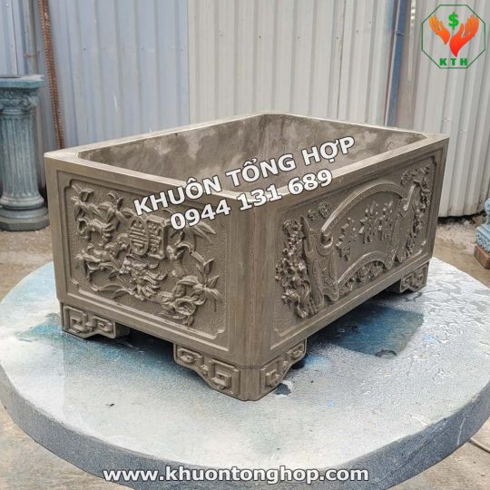 khuôn chậu chữ nhật 40 60