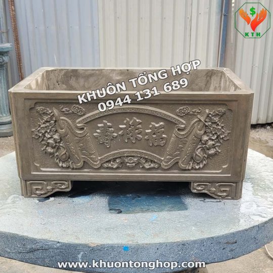 khuôn chậu chữ nhật 40 60