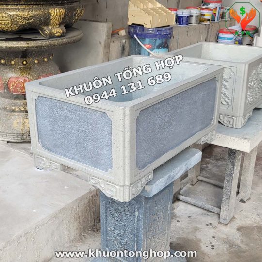 khuôn chậu chữ nhật 40 60