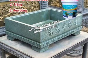 Các kiểu sơn chậu cảnh thông dụng
