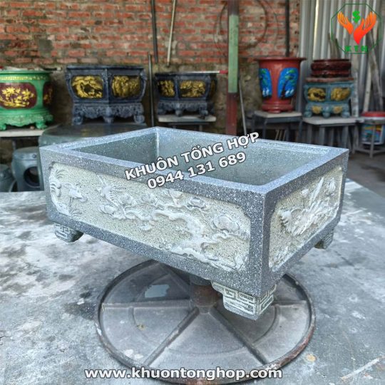 Khuôn chậu chữ nhật mini