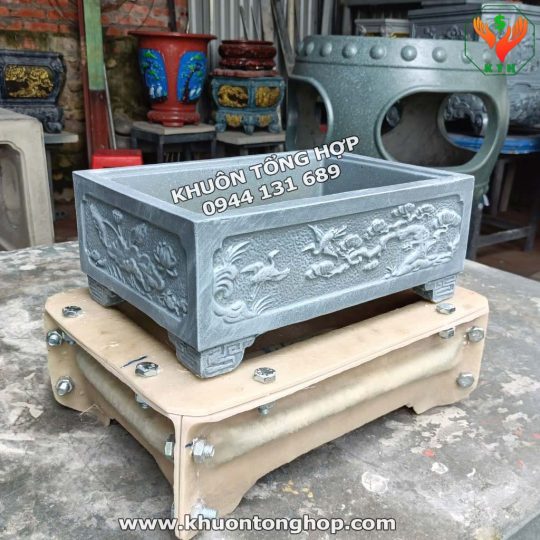 Khuôn chậu chữ nhật mini