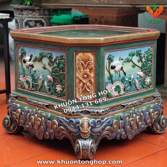 khuôn chậu vuông 70 vát góc
